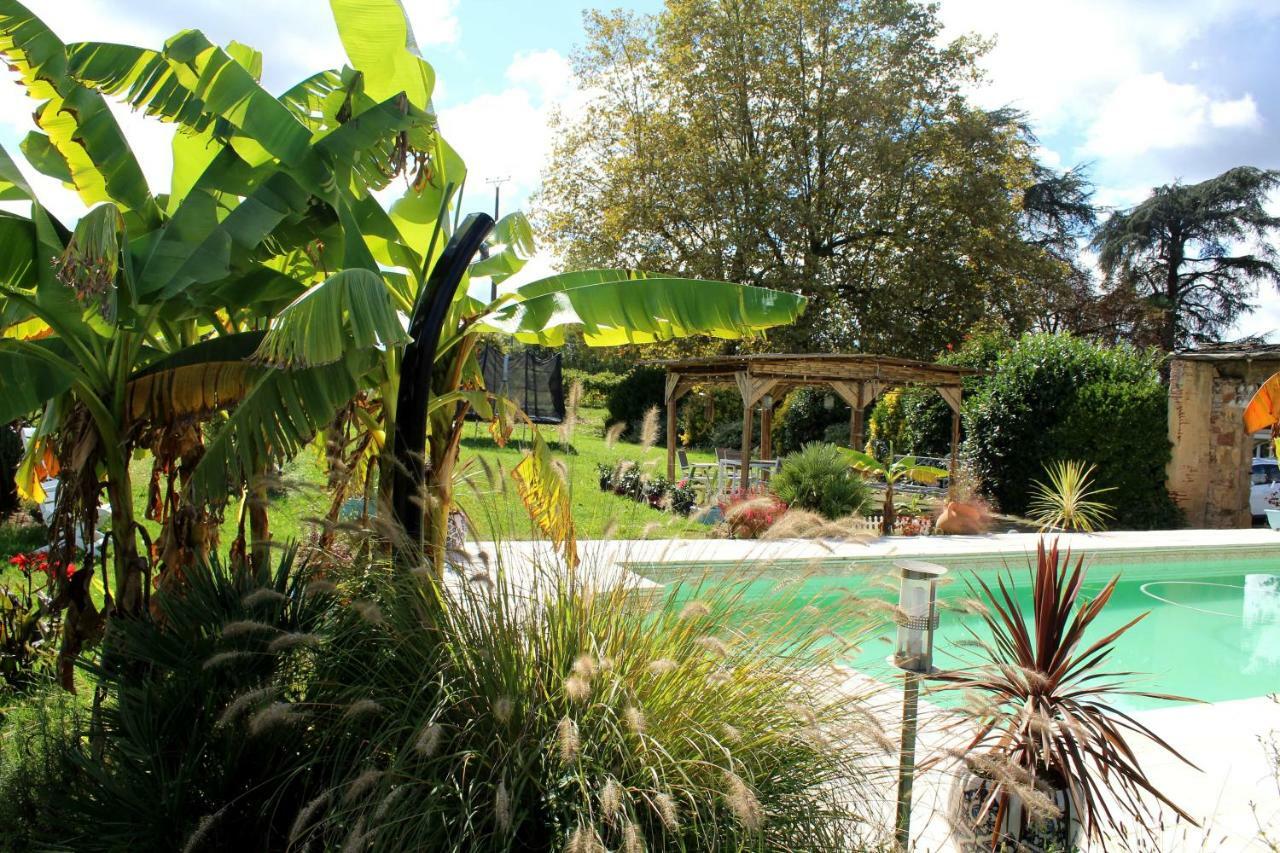 Gîte à la ferme avec piscine Urgosse Extérieur photo